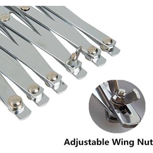 Cortador de Masa Ajustable YueYueZou de Acero Inoxidable 5 Ruedas