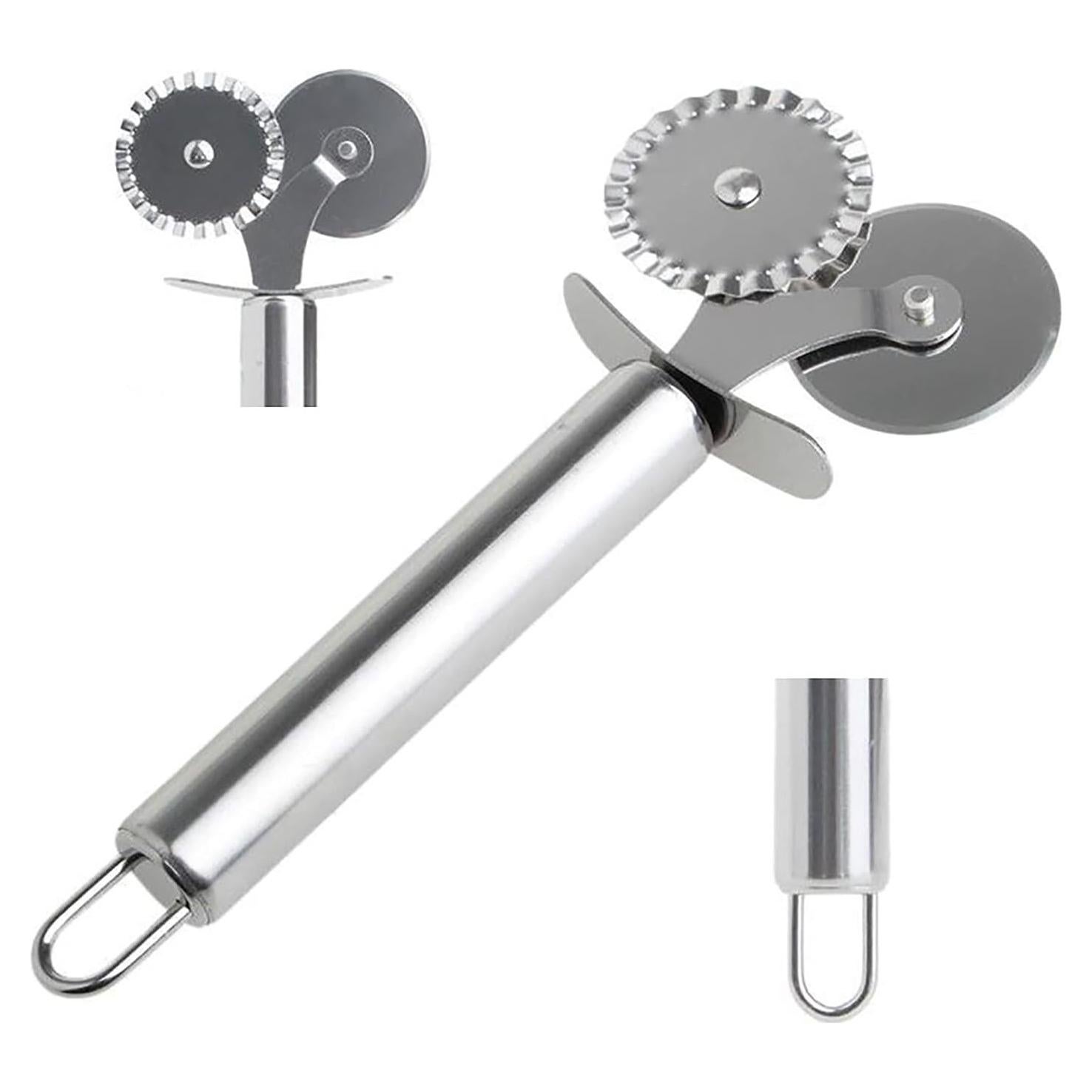 Cortador de Ravioli y Pizza UpTuoLi de Acero Inoxidable