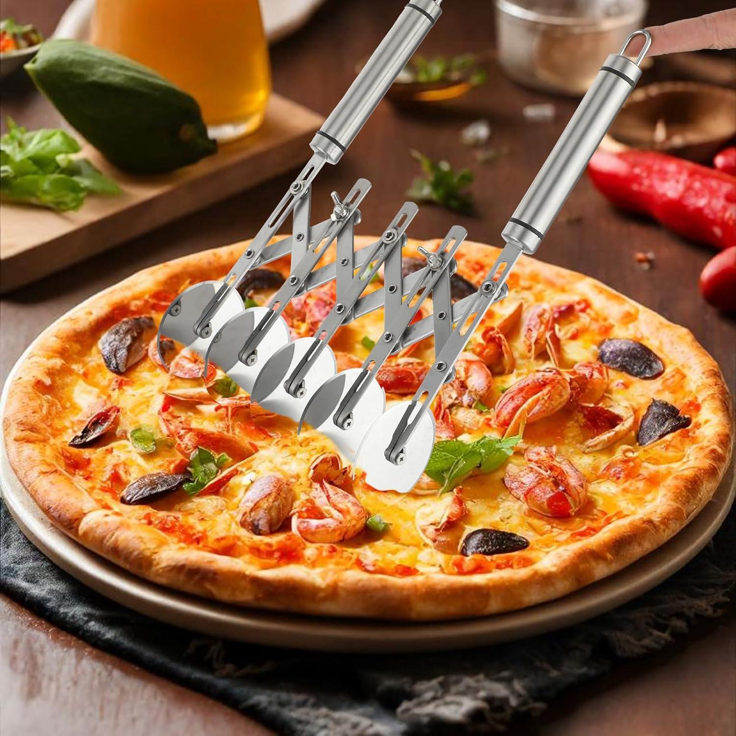 Cortador de Masa Doble Wutfuooo Acero Inoxidable 27x21 cm