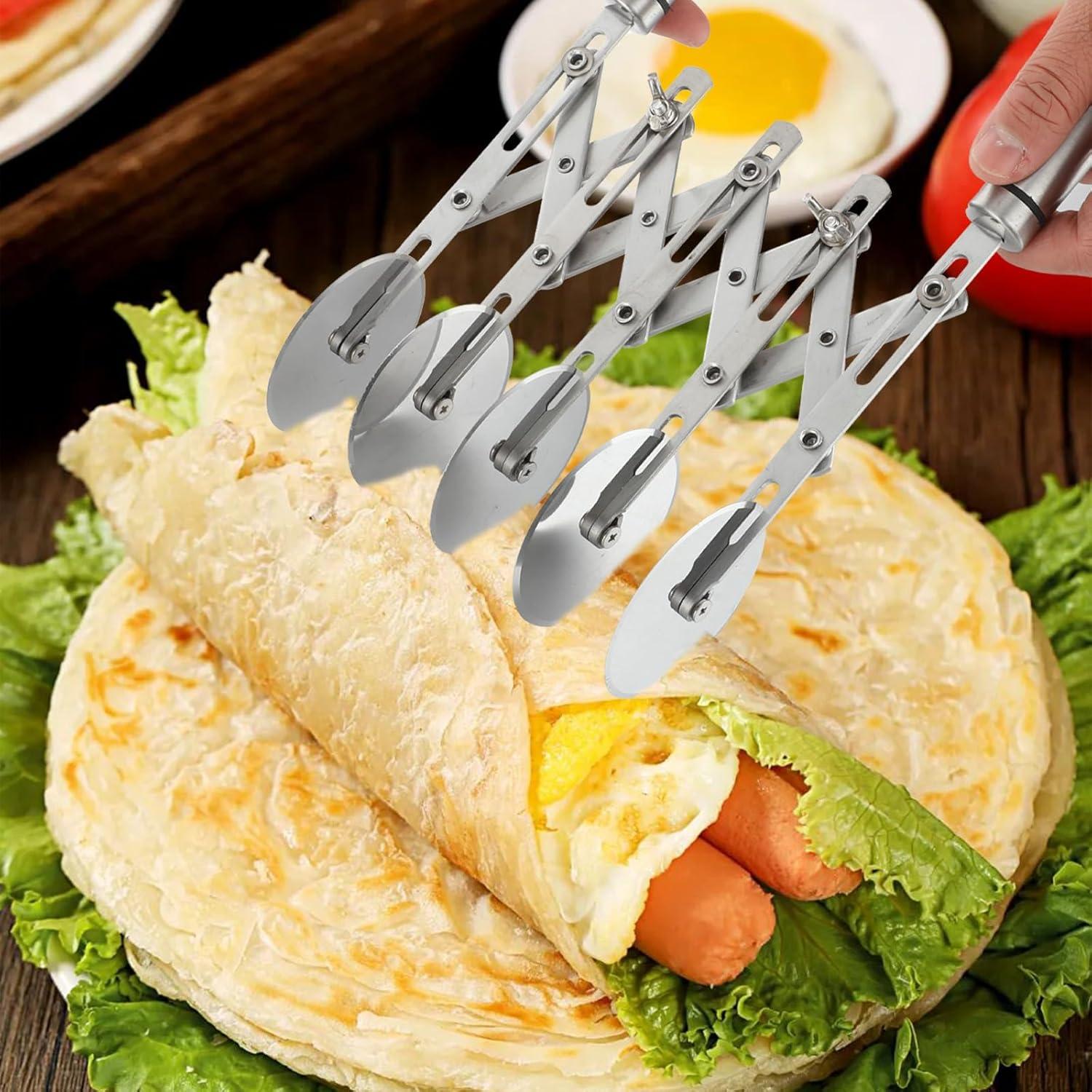 Cortador de Masa Doble Wutfuooo Acero Inoxidable 27x21 cm