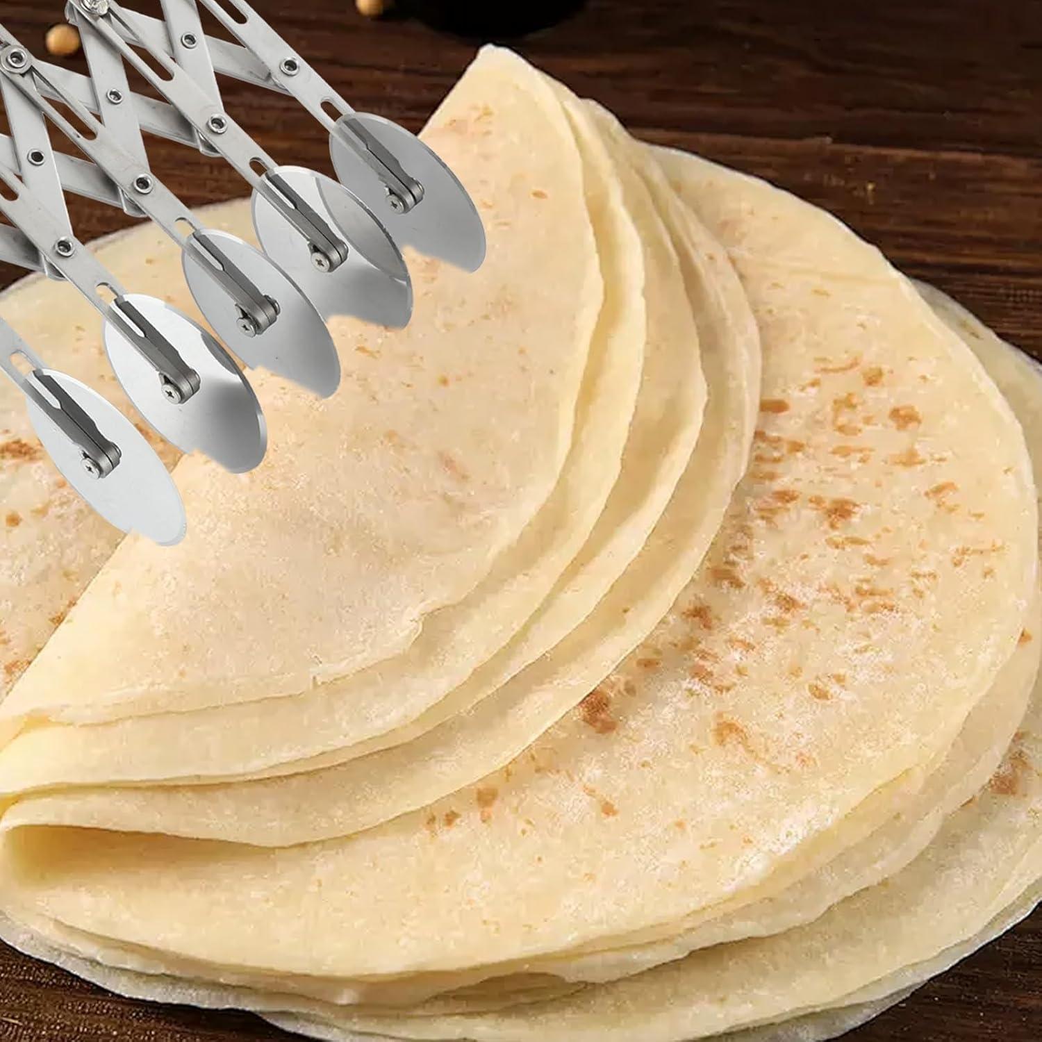 Cortador de Masa Doble Wutfuooo Acero Inoxidable 27x21 cm