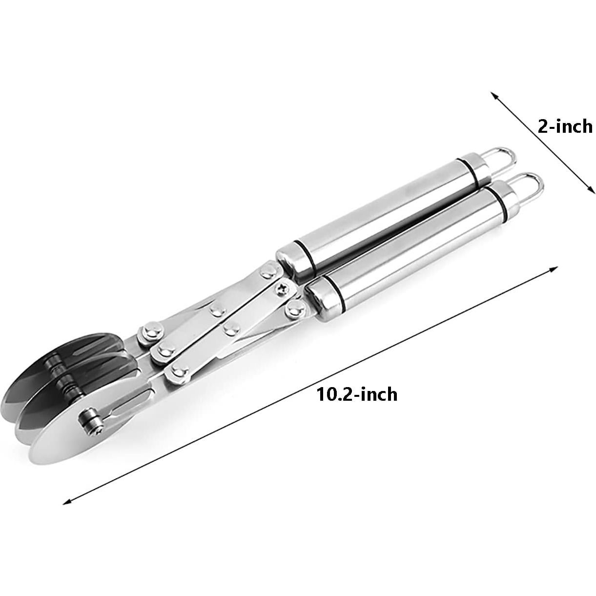 Cortador de Masa de 3 Ruedas Dadamong - Acero Inoxidable 25.9 cm