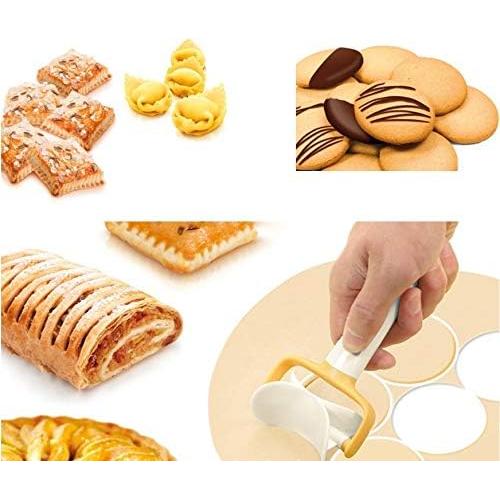 Set de 3 Cortadores de Galletas SUNKOOL de Plástico Alimenticio