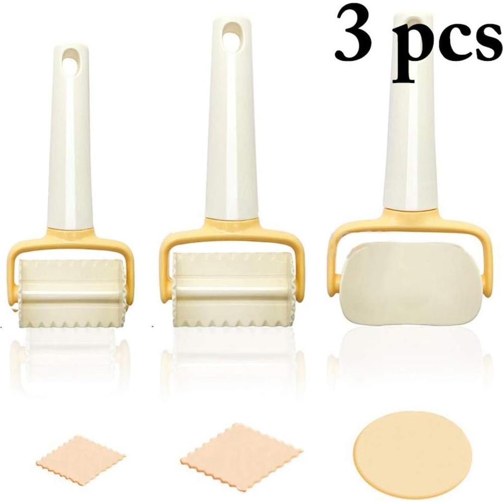 Set de 3 Cortadores de Galletas SUNKOOL de Plástico Alimenticio