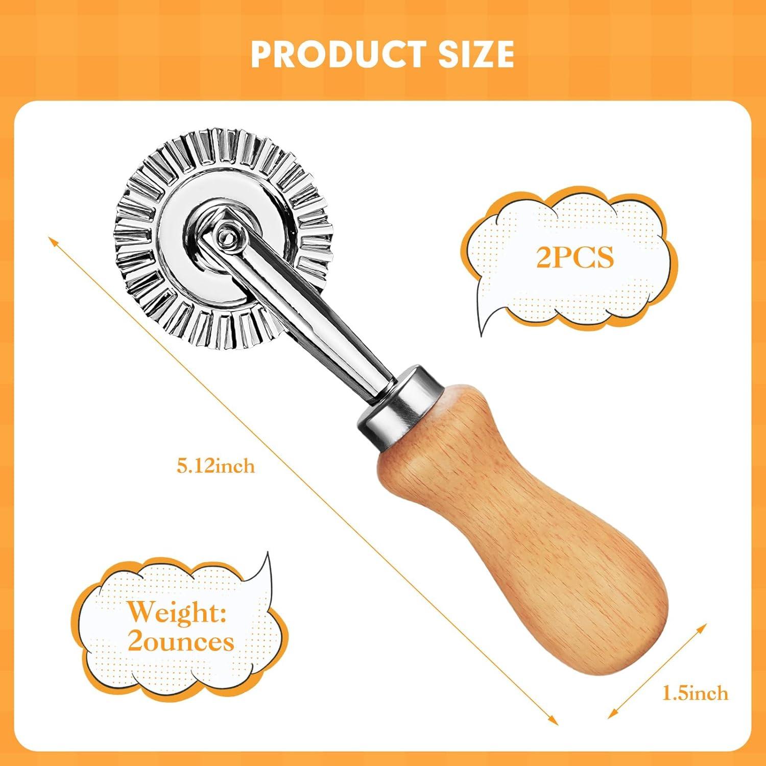 Juego de 2 Ruedas Cortadoras de Pasta EoaMen 13x5.5cm