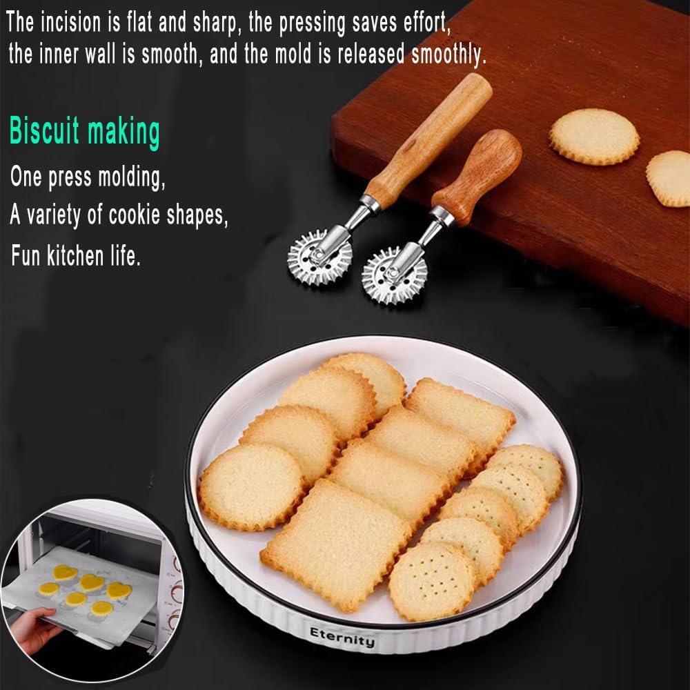 Cortador de Rueda para Pastelería MTOMDY - 2 Piezas