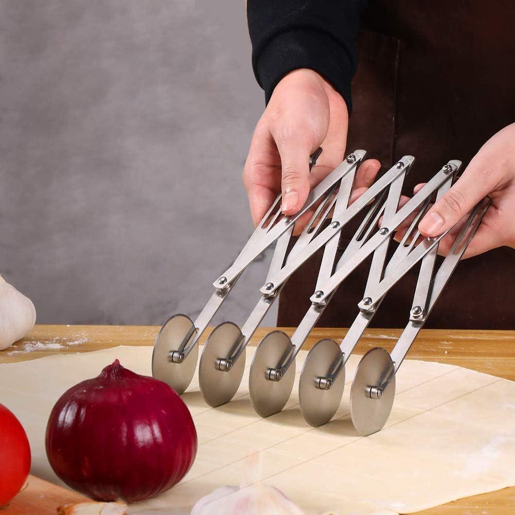 Cortador de Pasteles y Pizza Odowalker Acero Inoxidable 2 Piezas