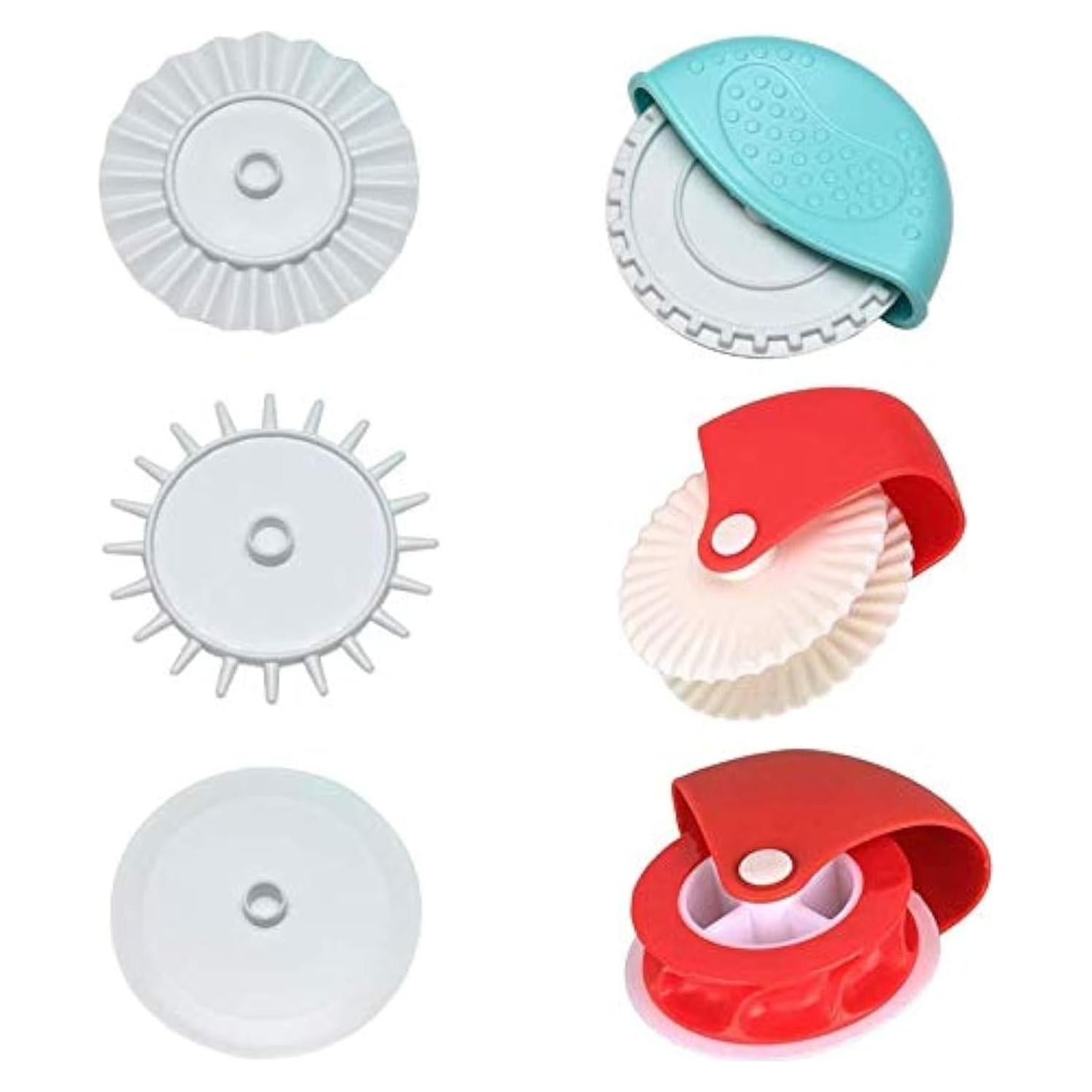 Cortador Decorador de Rueda para Pasteles Chneeu - 6 Pcs