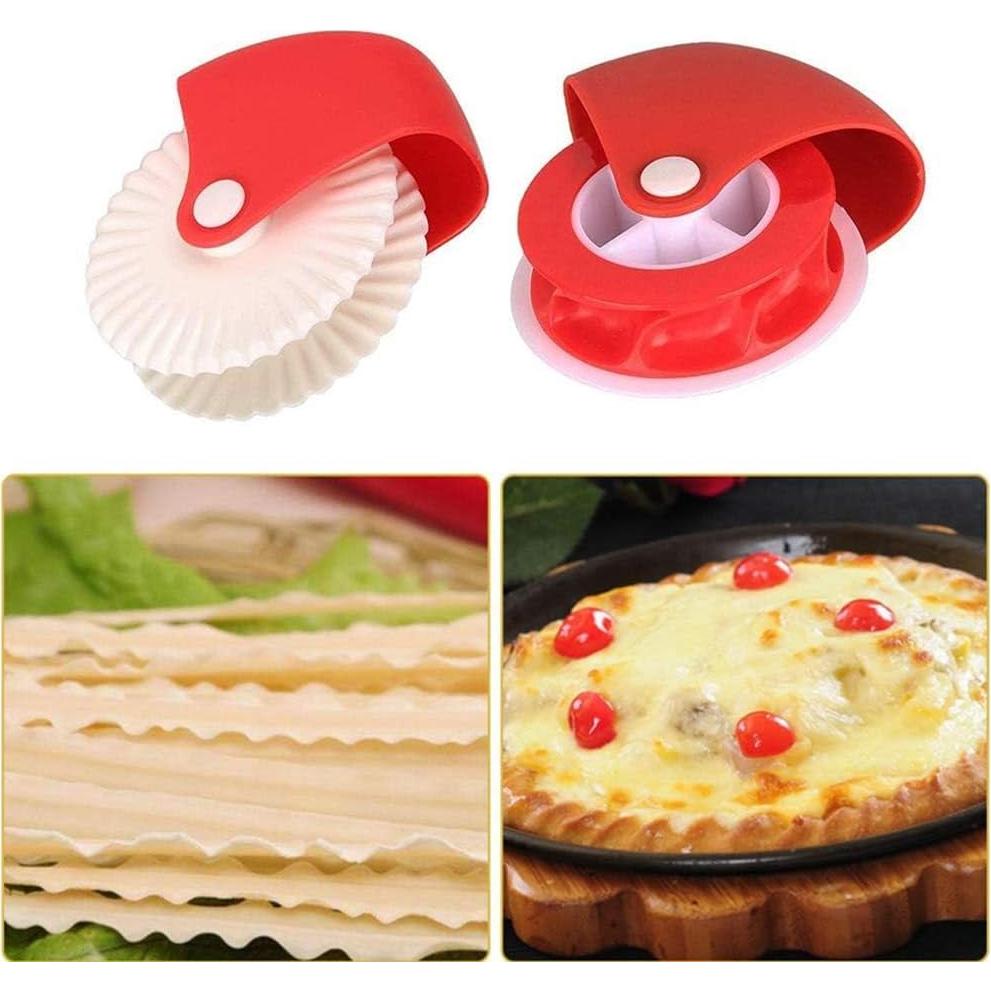 Cortador Decorador de Rueda para Pasteles Chneeu - 6 Pcs