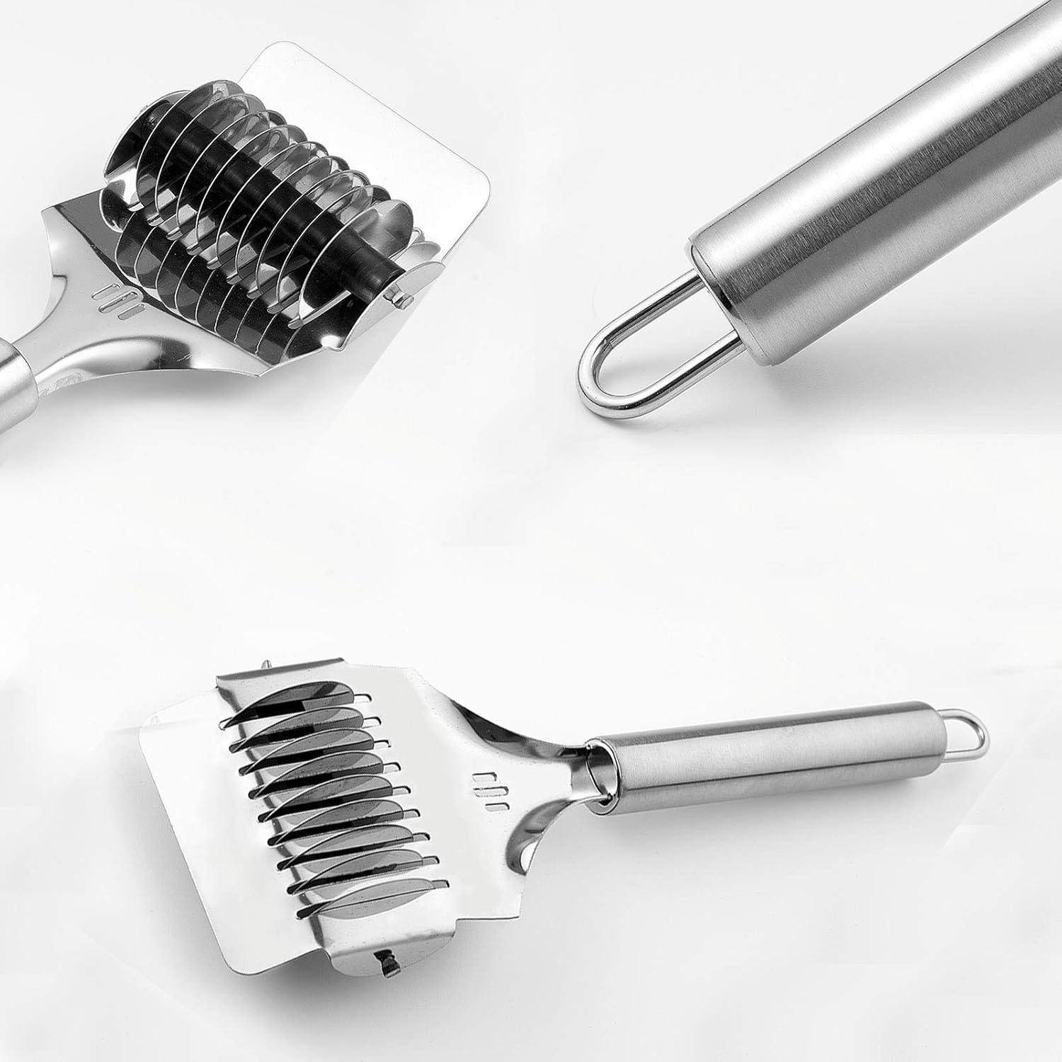 Cortador de Fideos Manual ONESWI de Acero Inoxidable 22.1 cm