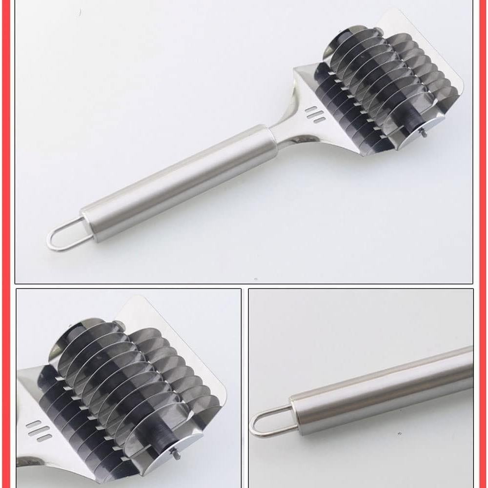 Cortador de Fideos Manual Melostu de Acero Inoxidable 23x8cm