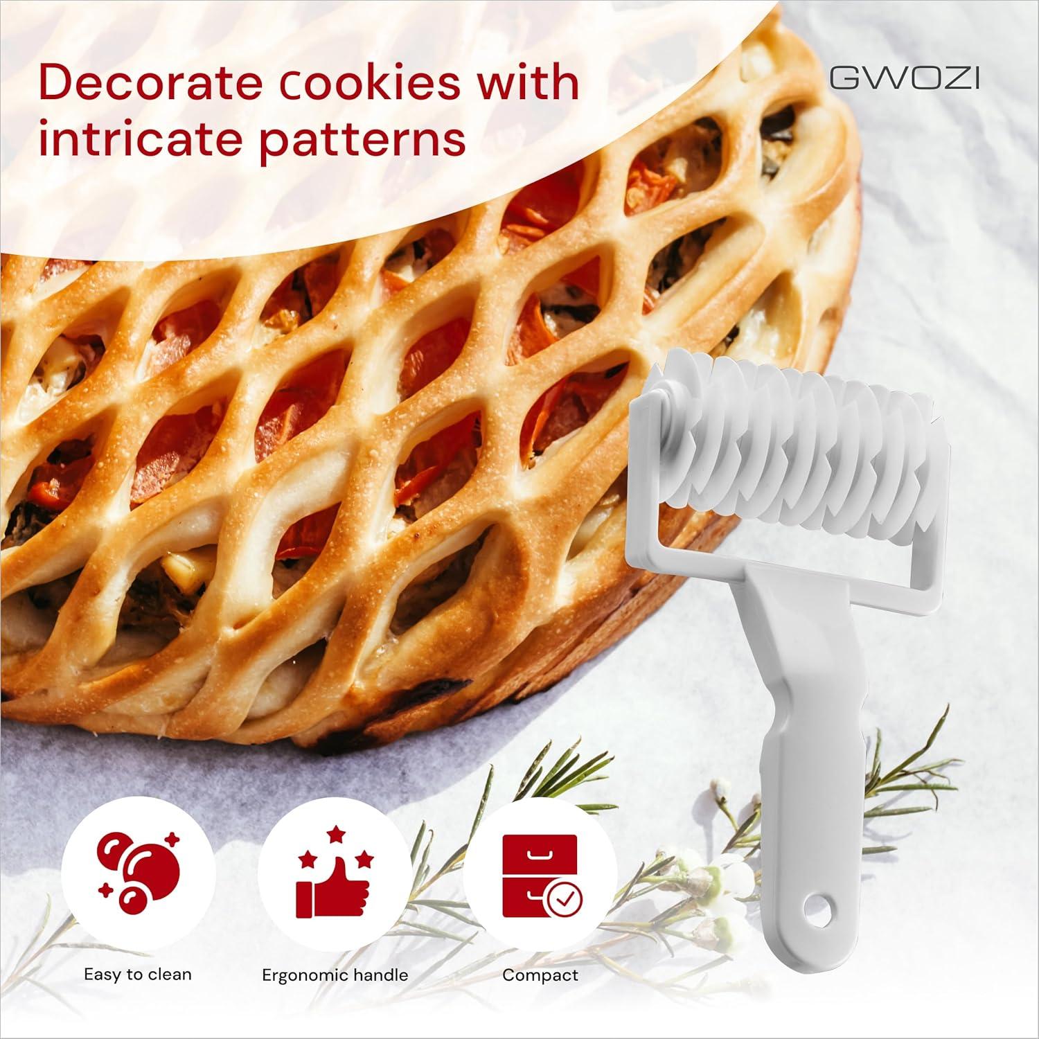 Cortador de Lattice para Masa GWOZI 18x10cm - Duradero y Versátil