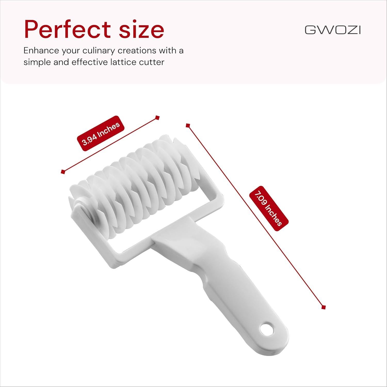 Cortador de Lattice para Masa GWOZI 18x10cm - Duradero y Versátil