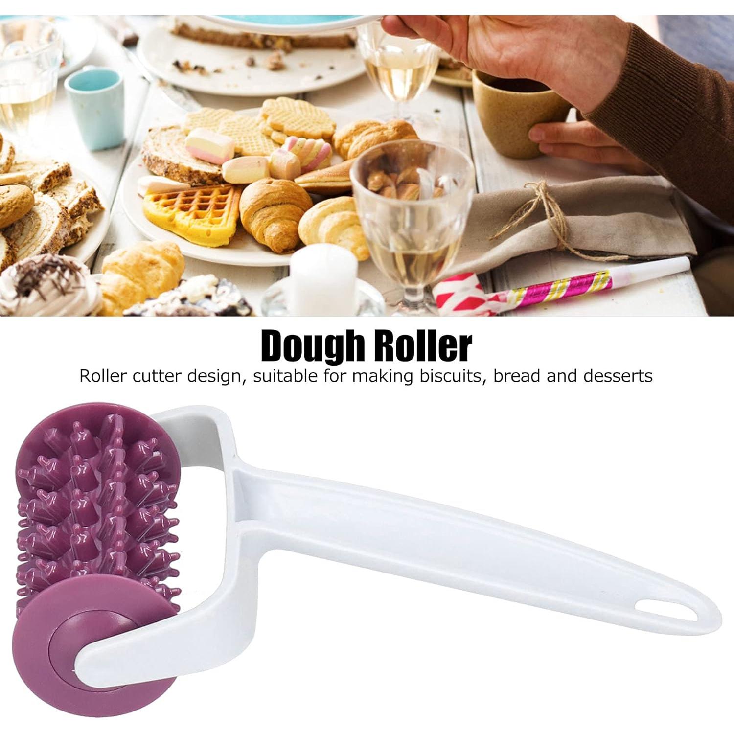 Rodillo de Masa Rejilla ABS para Galletas y Pizza 17x9cm