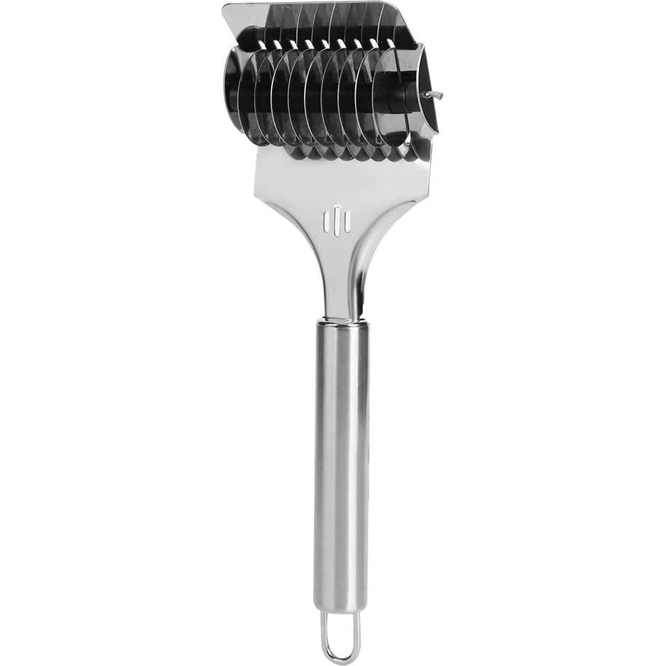 Rodillo de Pasta 2 Pcs Zerodis Acero Inoxidable Ergonomico