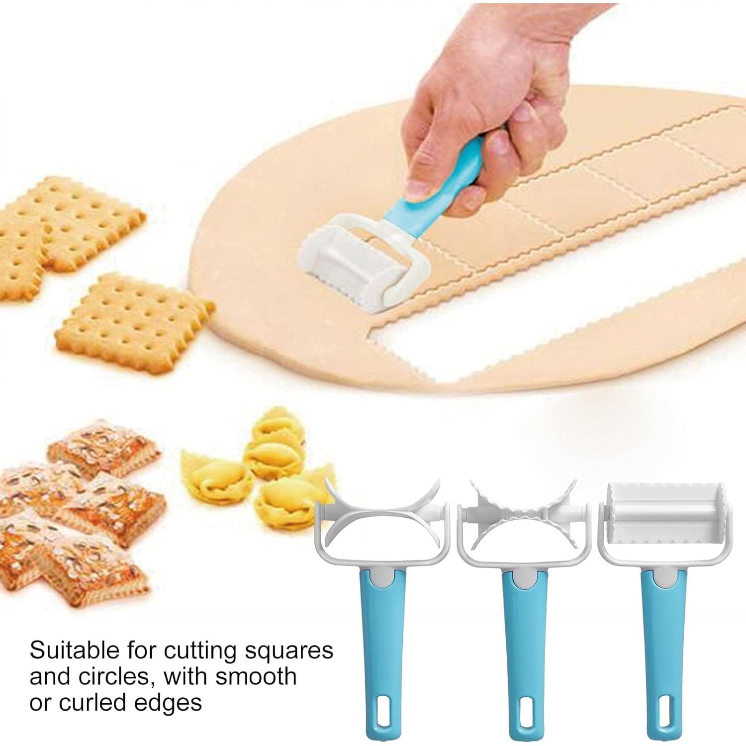 Cortador de Galletas Rodante Cyrank 6PCS Plástico Duradero