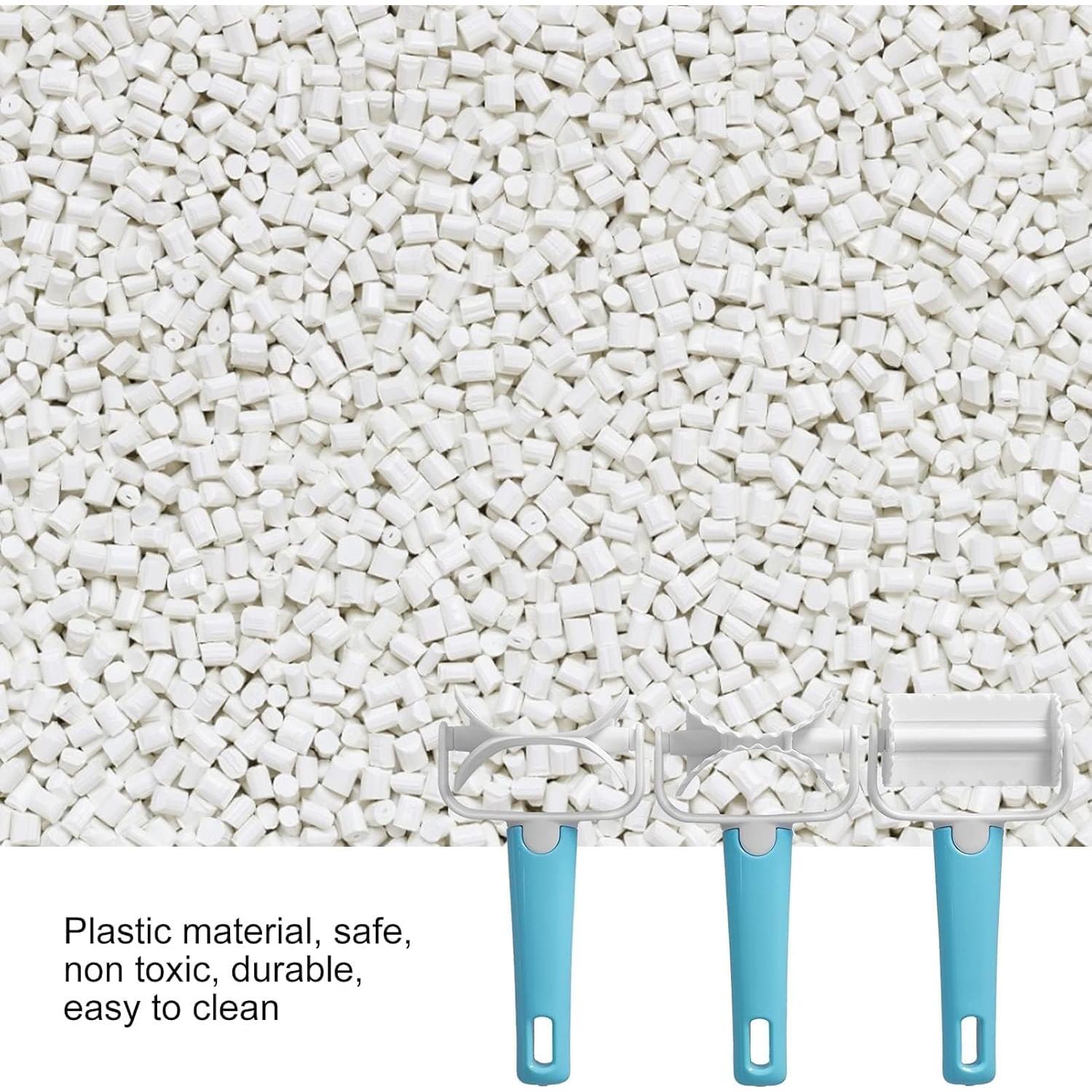 Cortador de Galletas Rodante Cyrank 6PCS Plástico Duradero