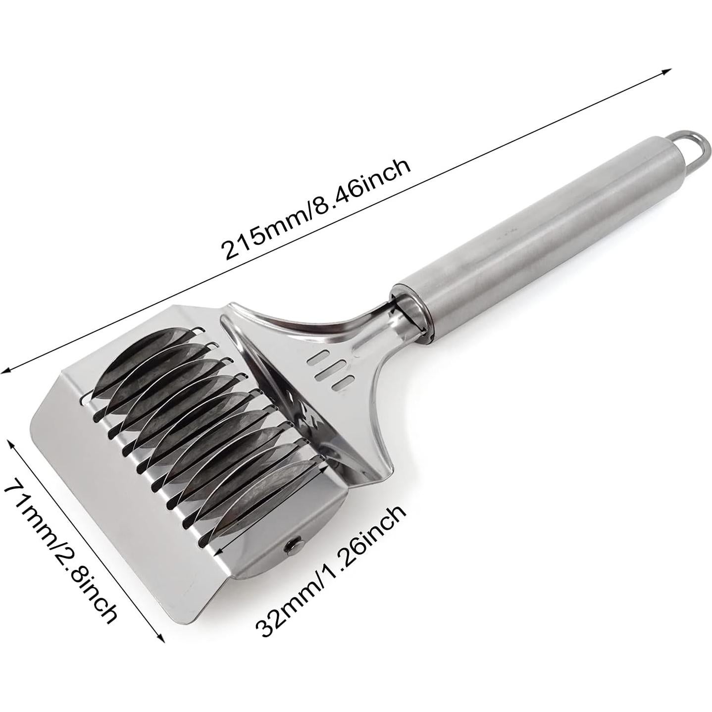 Cortador de Pasta Manual Honbay de Acero Inoxidable 21.6 cm