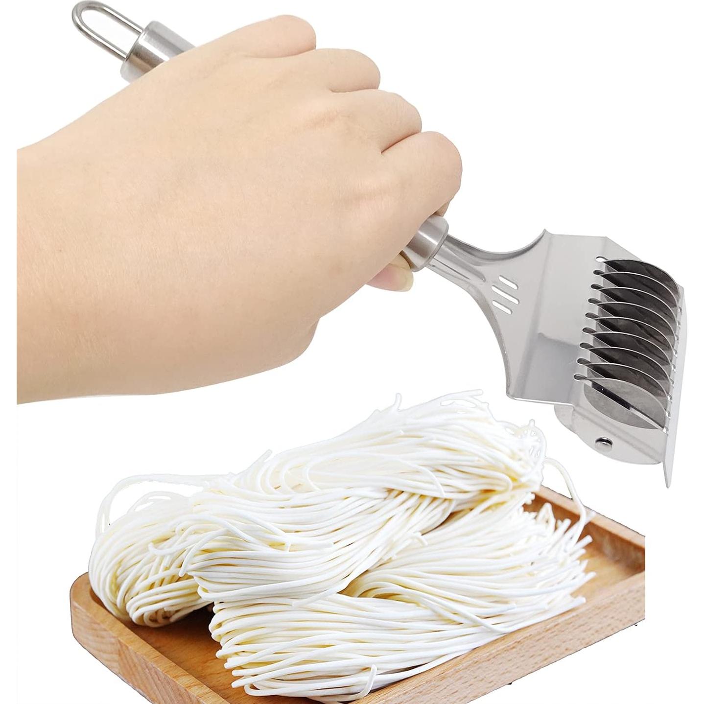 Cortador de Pasta Manual Honbay de Acero Inoxidable 21.6 cm