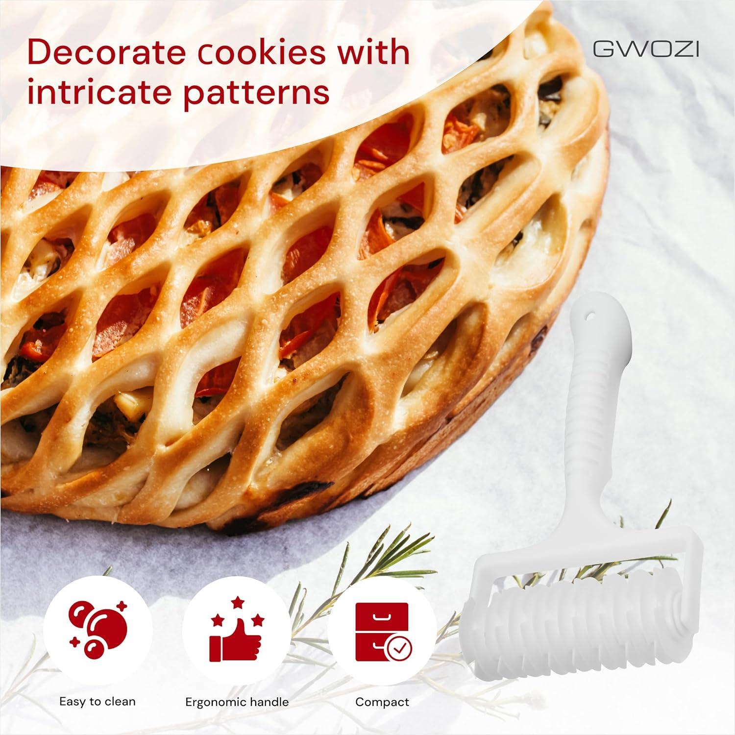 Cortador de Lattice de Masa GWOZI - Herramienta de Pastelería