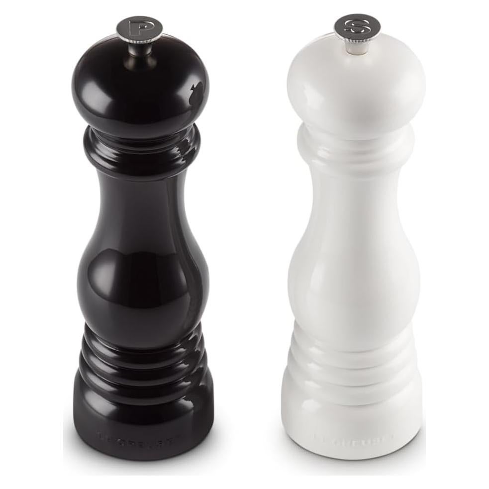 Juego de Molinillos de Sal y Pimienta Le Creuset 20 cm Negro/Blanco