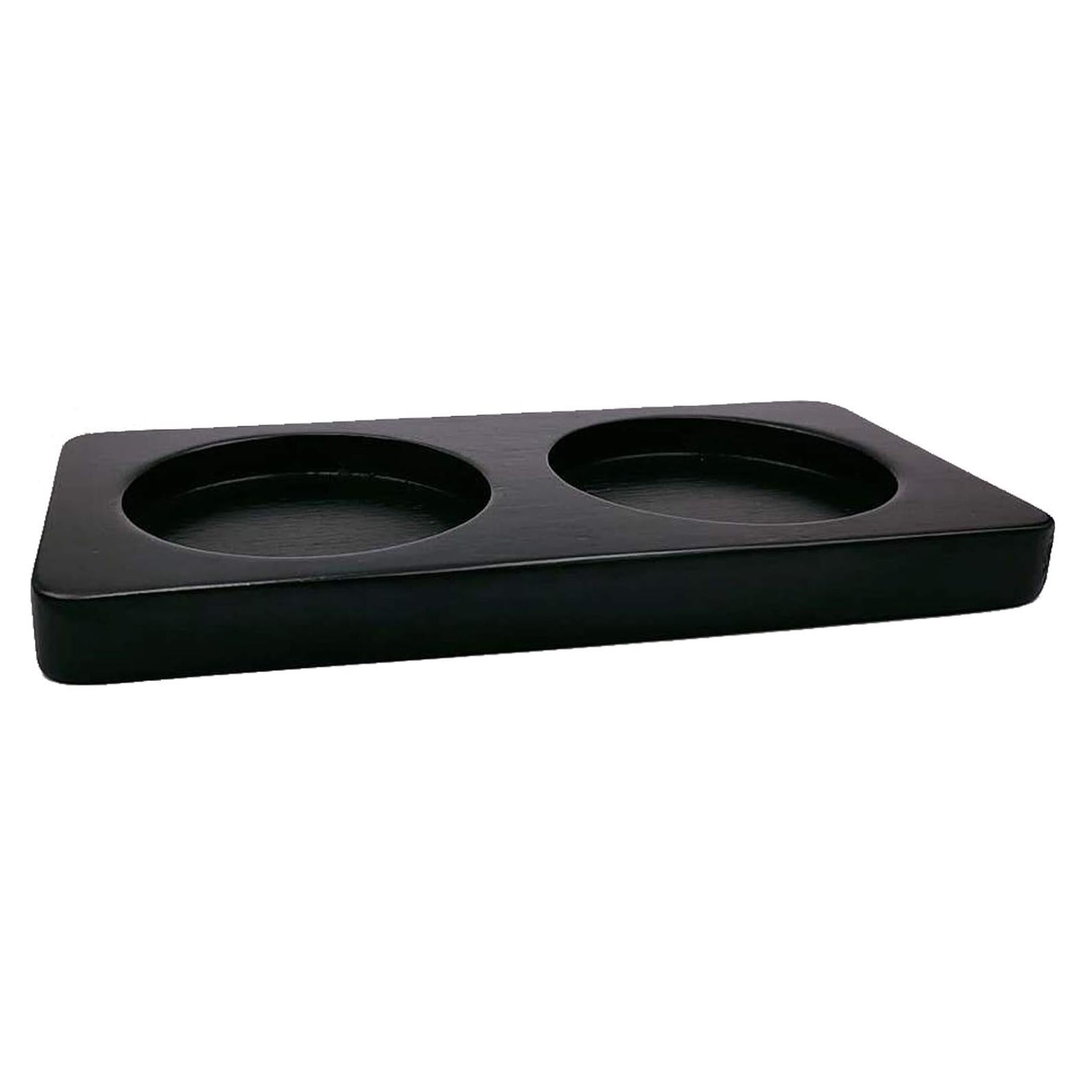 Bandeja de Madera para Molinillos de Sal y Pimienta WOHENI