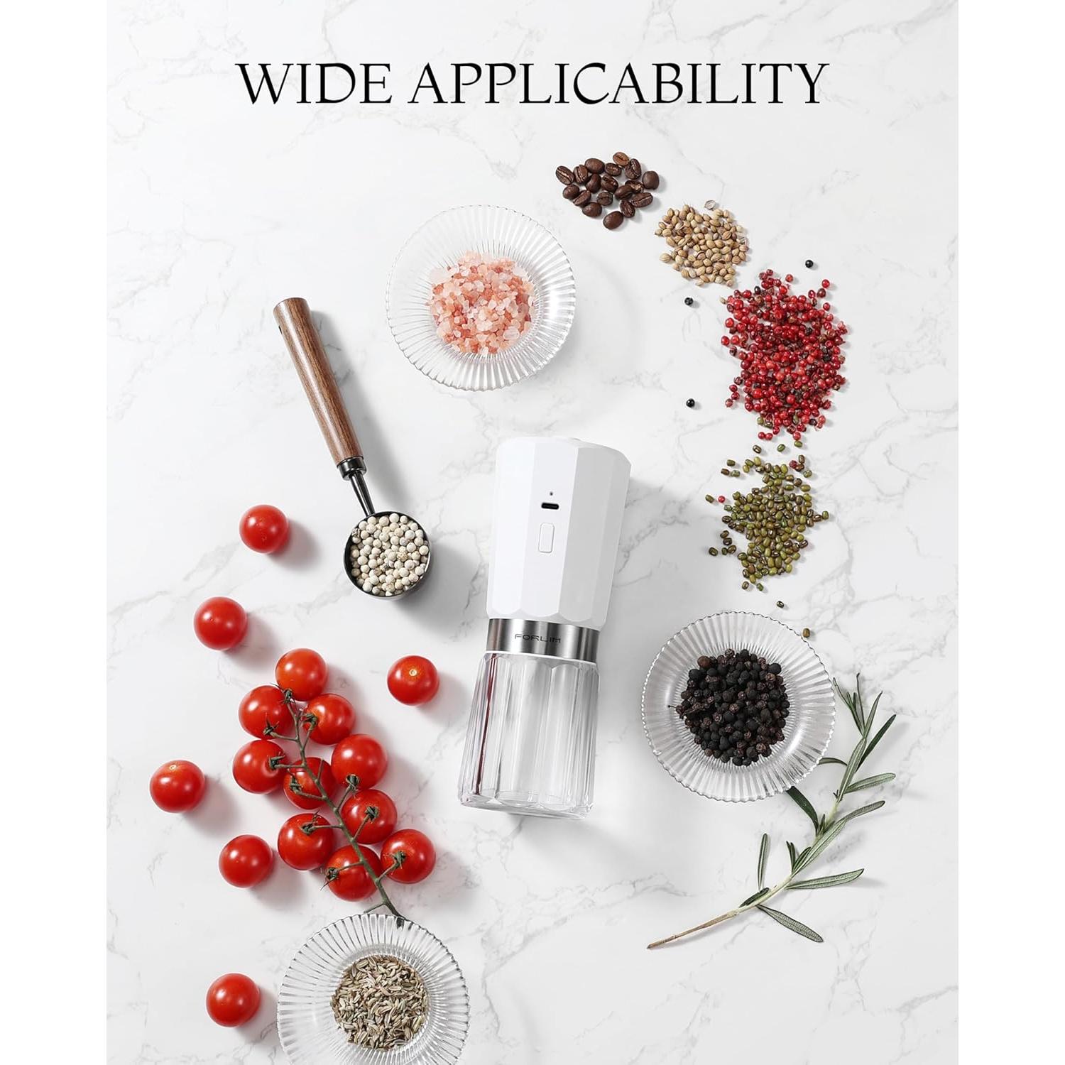 Juego de Molinillos Eléctricos de Sal y Pimienta FORLIM 800mAh