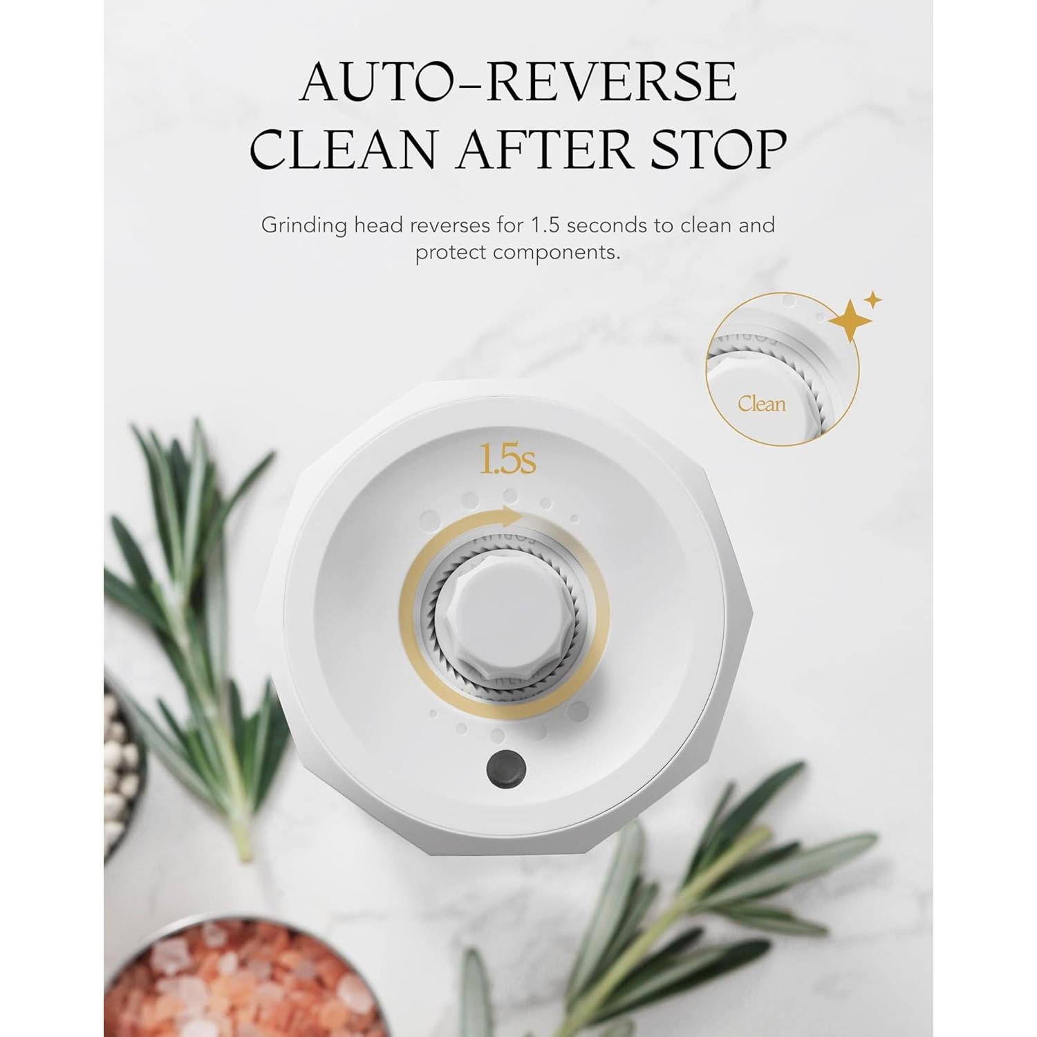 Juego de Molinillos Eléctricos de Sal y Pimienta FORLIM 800mAh