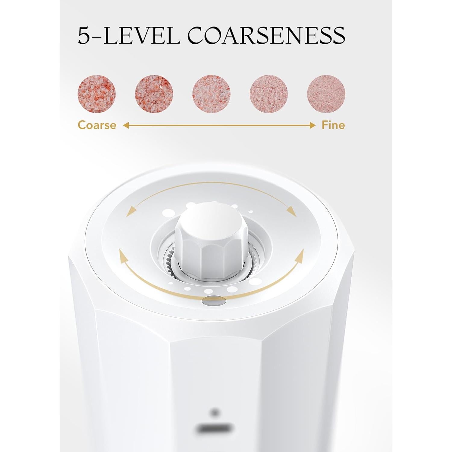 Juego de Molinillos Eléctricos de Sal y Pimienta FORLIM 800mAh