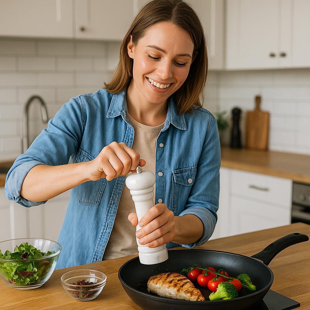 Molino de Sal y Pimienta Creative Home de Mármol Natural 15.24 cm