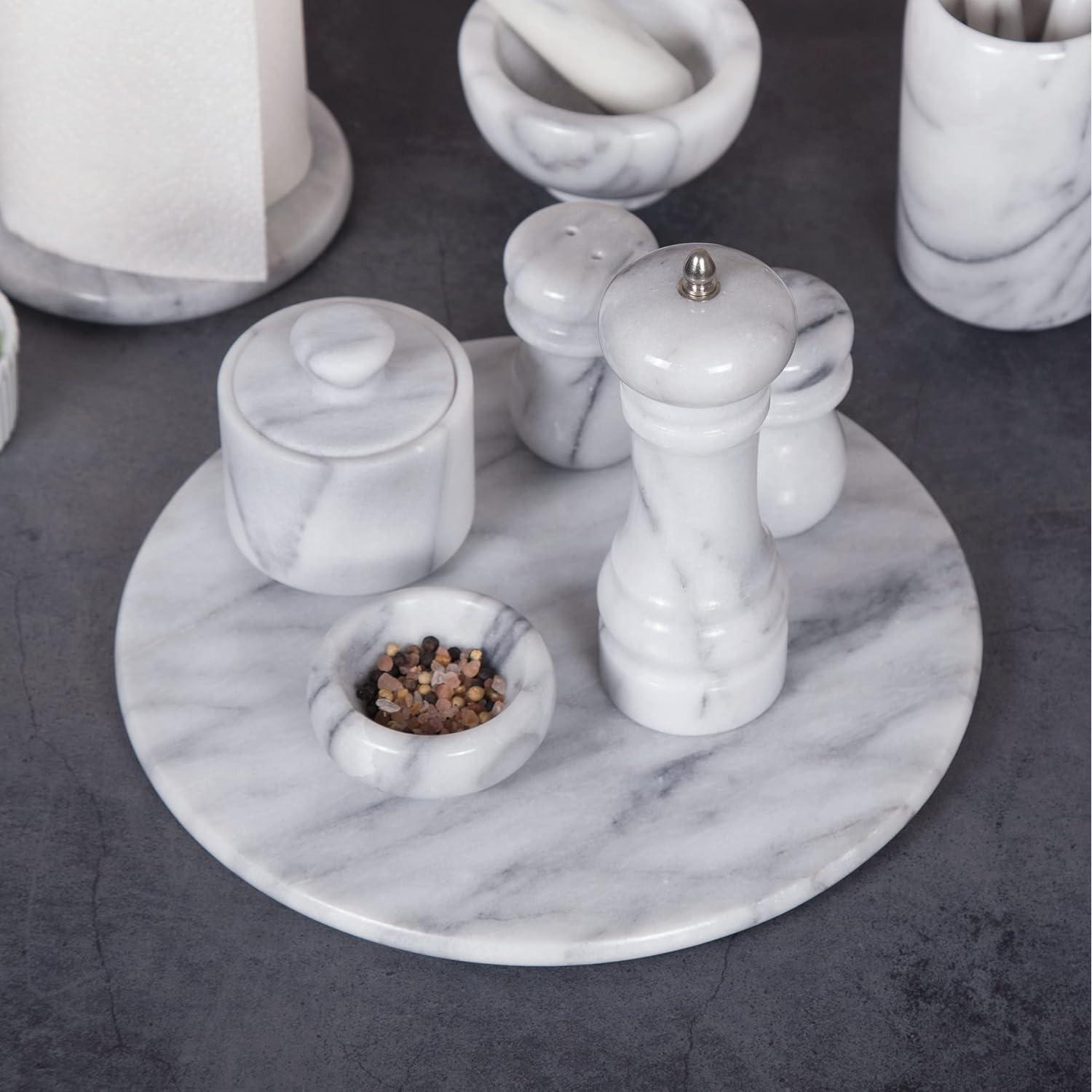 Molino de Sal y Pimienta Creative Home de Mármol Natural 15.24 cm