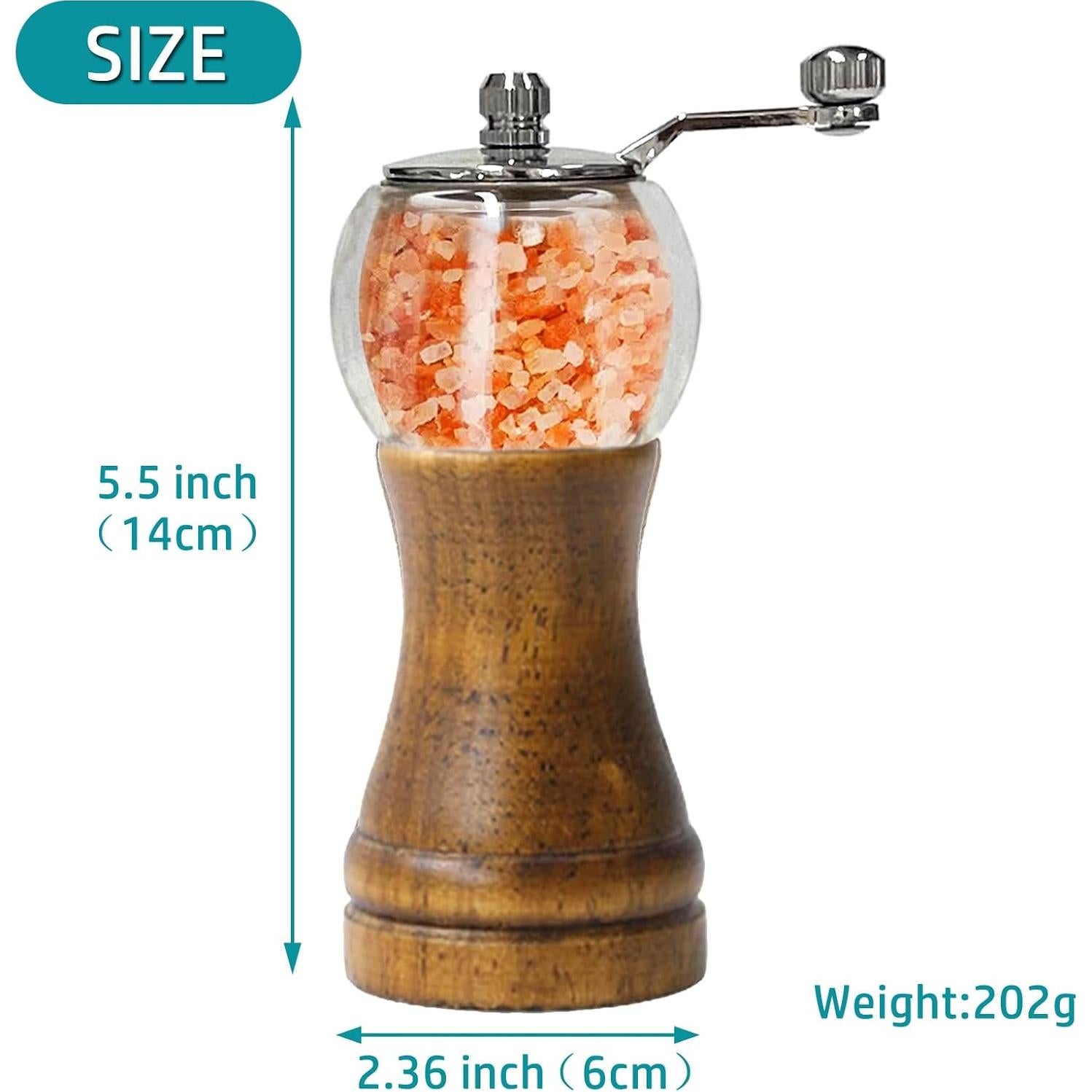 Juego de Molinillos de Pimienta SAND DR BRUSH 15.24cm Manual