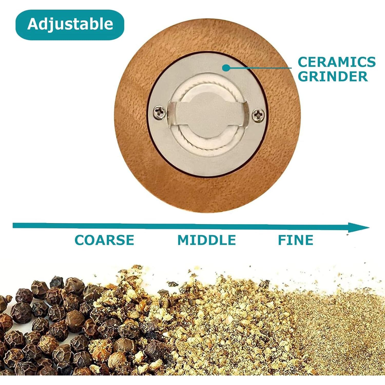 Juego de Molinillos de Pimienta SAND DR BRUSH 15.24cm Manual