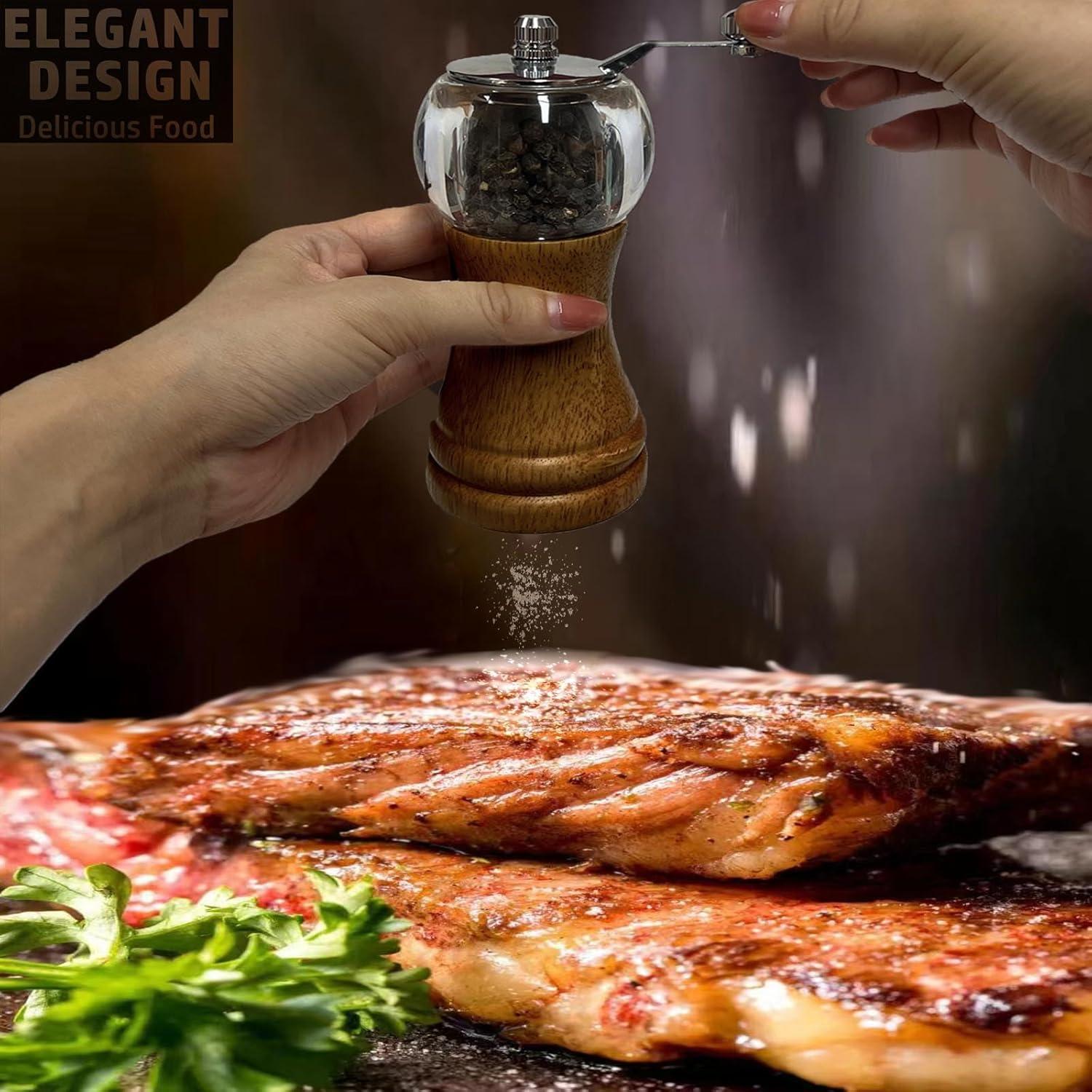 Juego de Molinillos de Pimienta SAND DR BRUSH 15.24cm Manual