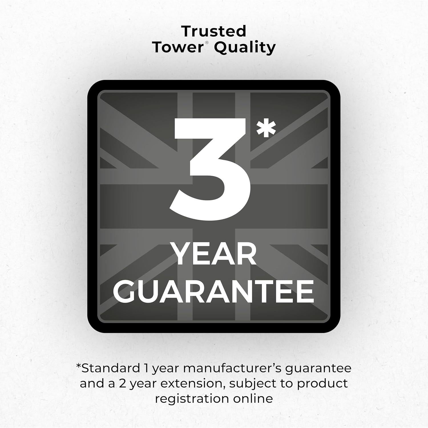 Molino eléctrico de sal y pimienta Tower Duo negro