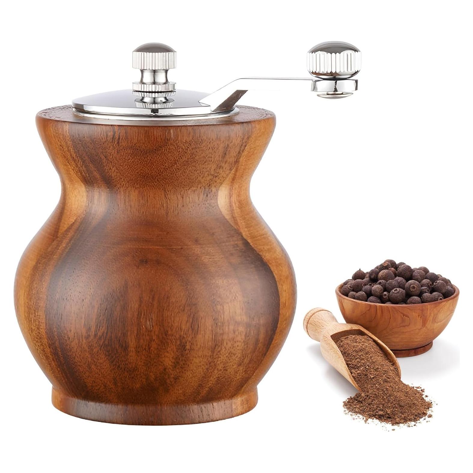 Molino de Pimienta Manual Sonhomay de Madera y Acrílico