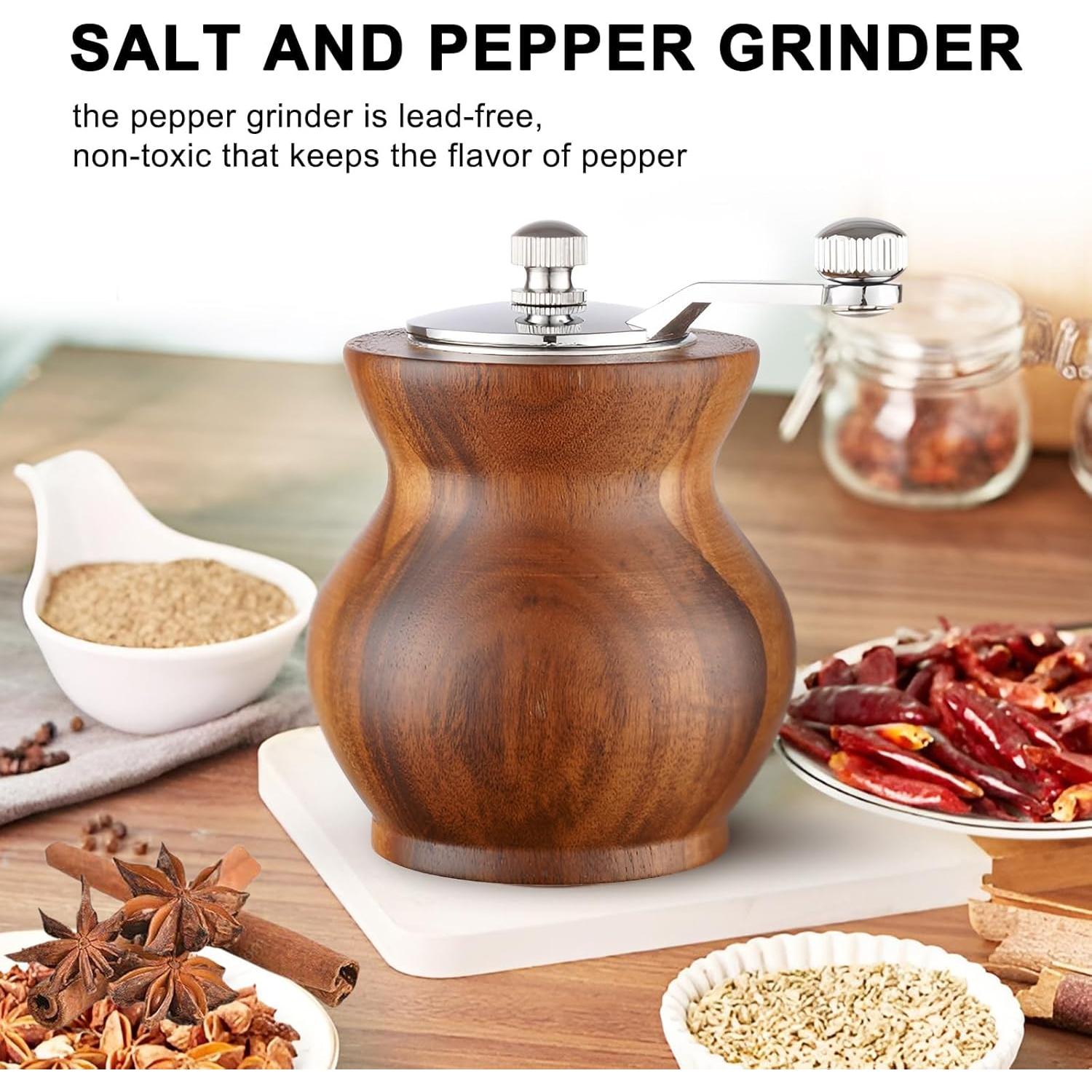 Molino de Pimienta Manual Sonhomay de Madera y Acrílico