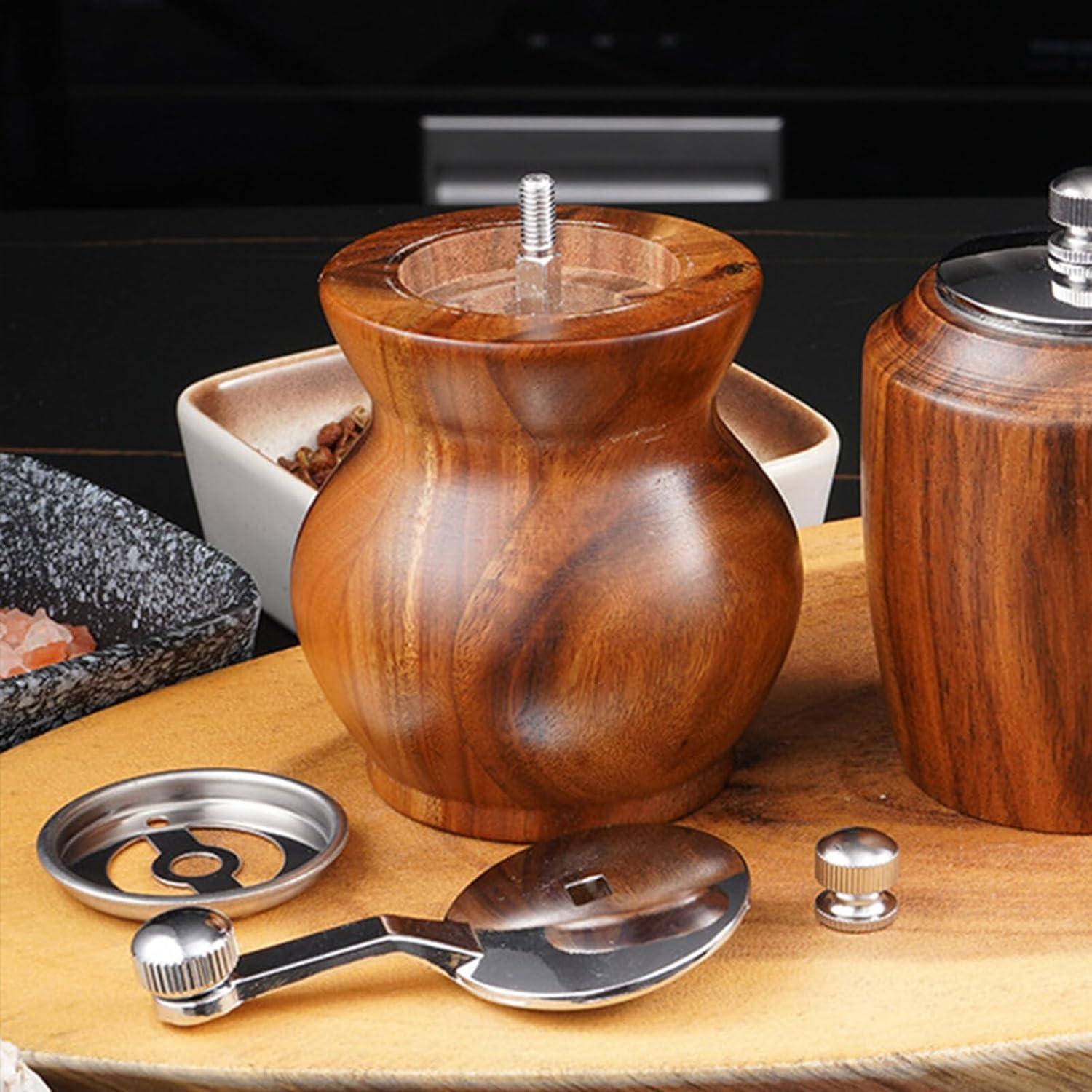 Molino de Pimienta Manual Sonhomay de Madera y Acrílico