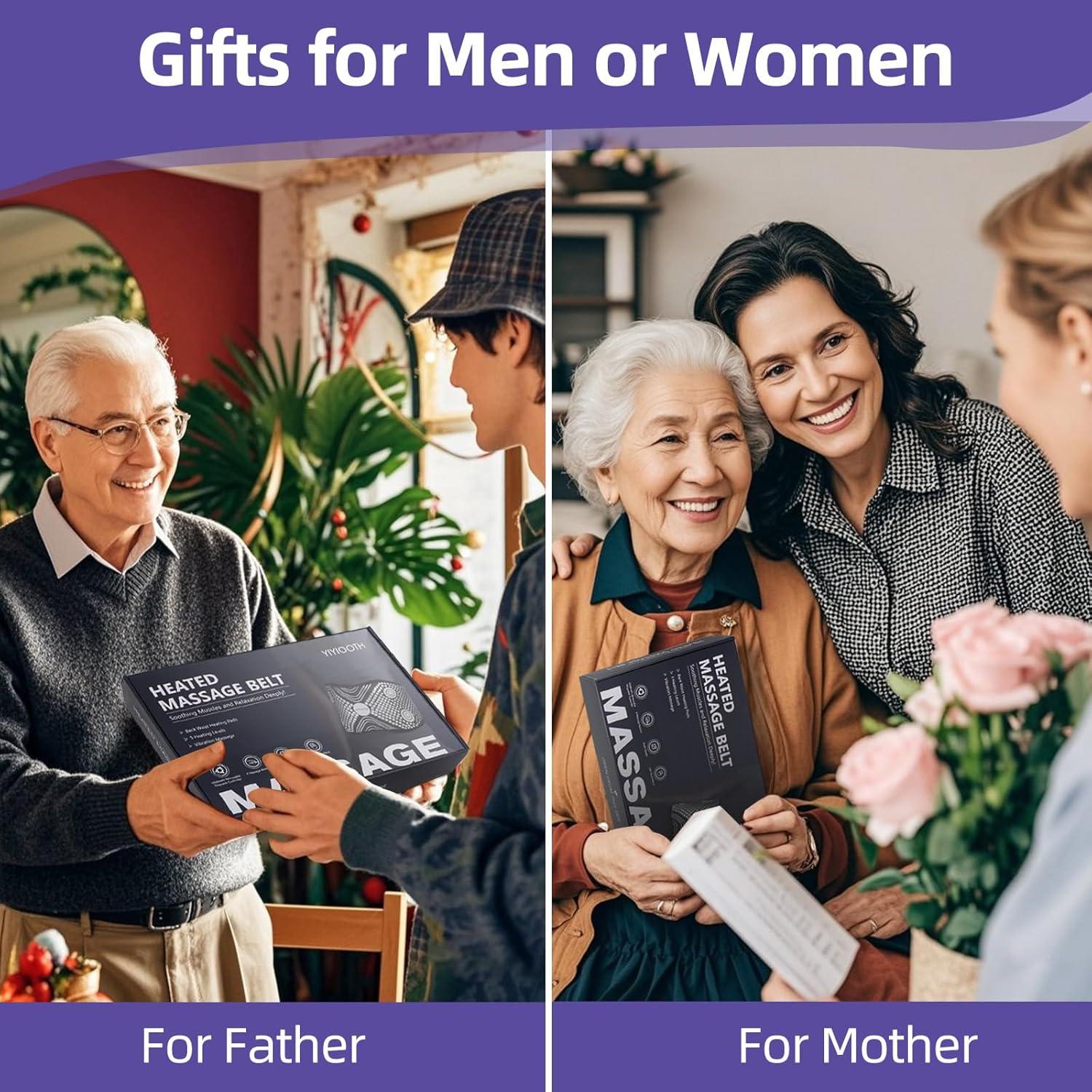 Cinturón Masajeador Eléctrico YIYIOOTH con Calor y Vibración