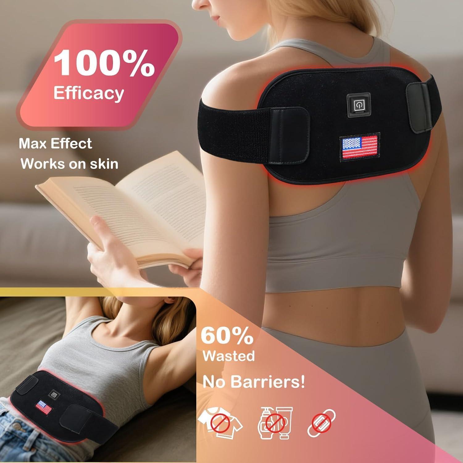 Terapia de Luz Roja Dowceivm 31.5x15.5cm 4 Modos Alivio Dolor