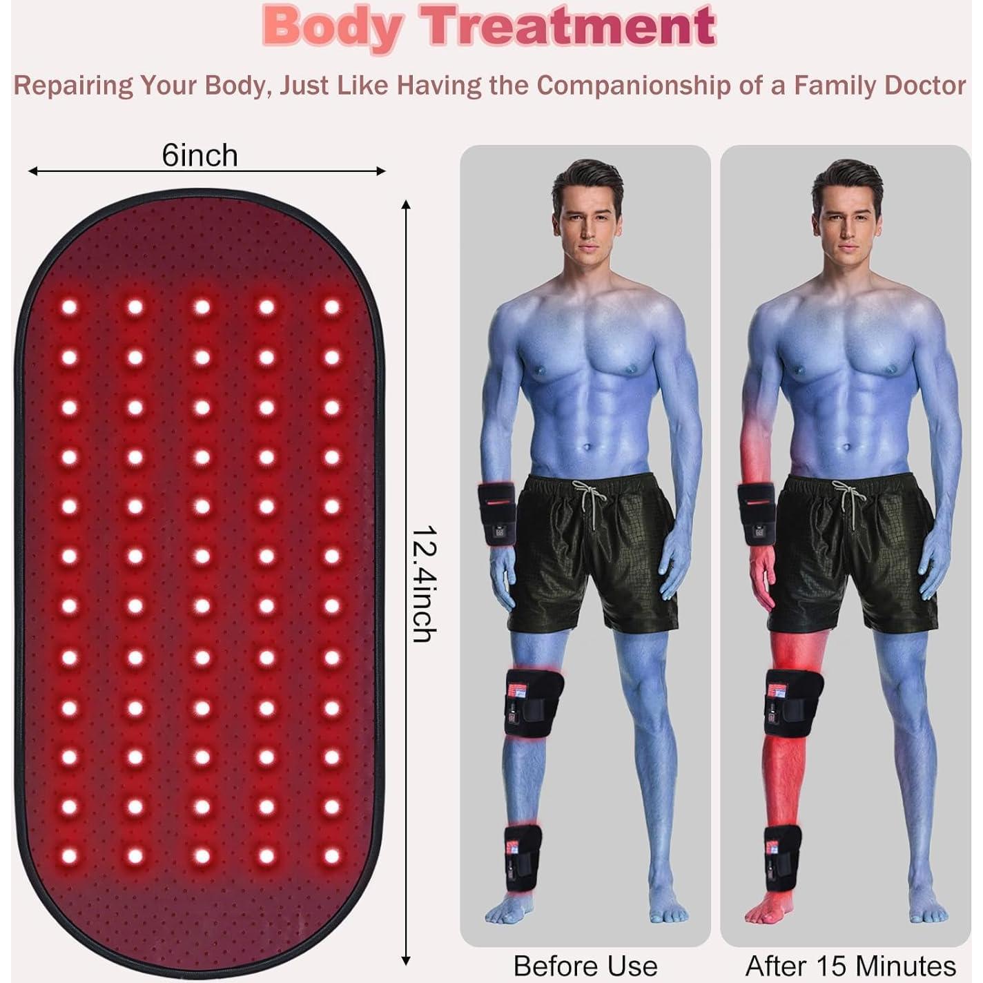 Terapia de Luz Roja Dowceivm 31.5x15.5cm 4 Modos Alivio Dolor