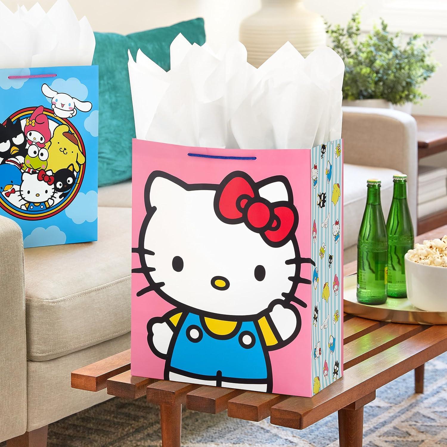 Paquete de Bolsas de Regalo Hello Kitty Hallmark - 2 Tamaños