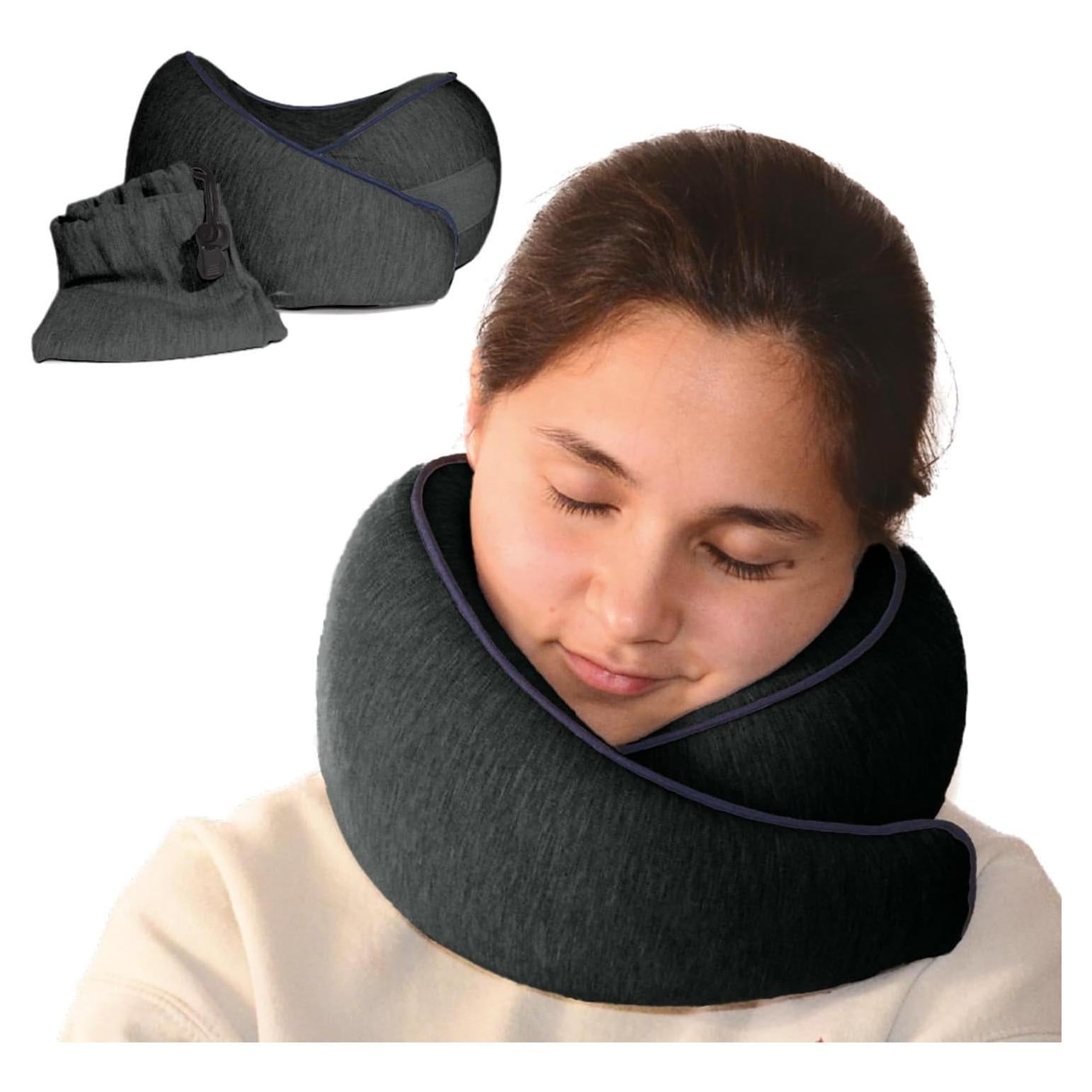 Almohada de Viaje Etonville Espuma de Memoria Carbón Estándar