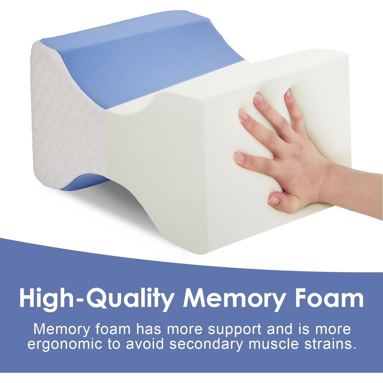 Almohada ortopédica para piernas Cooloo8 - Alivio ciático y dolor