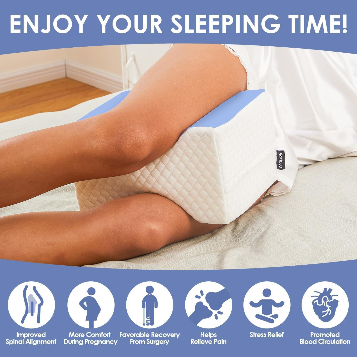 Almohada ortopédica para piernas Cooloo8 - Alivio ciático y dolor