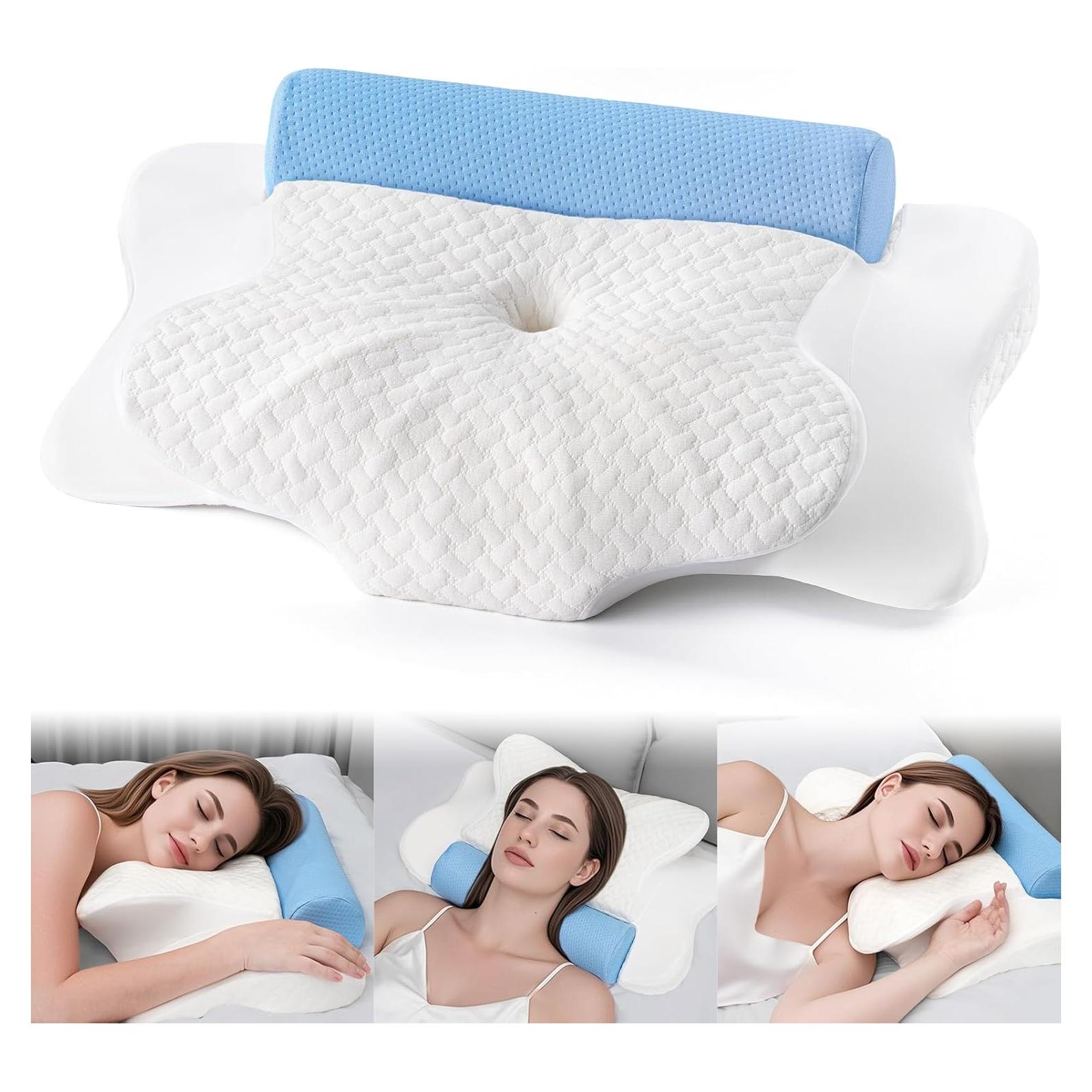 Almohada Cervical DIIKEN JK324-YZJZ Espuma Viscoelástica 2 en 1