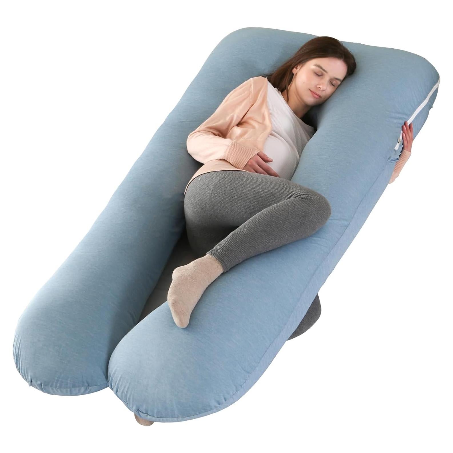 Almohada de Embarazo Amagoing Enfriadora U 145cm Soporte Completo
