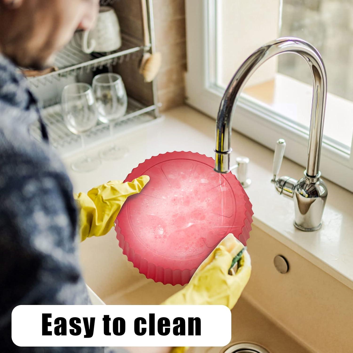 Forros de Silicona Reutilizables BOMSI 20.32 cm Rojo+Negro