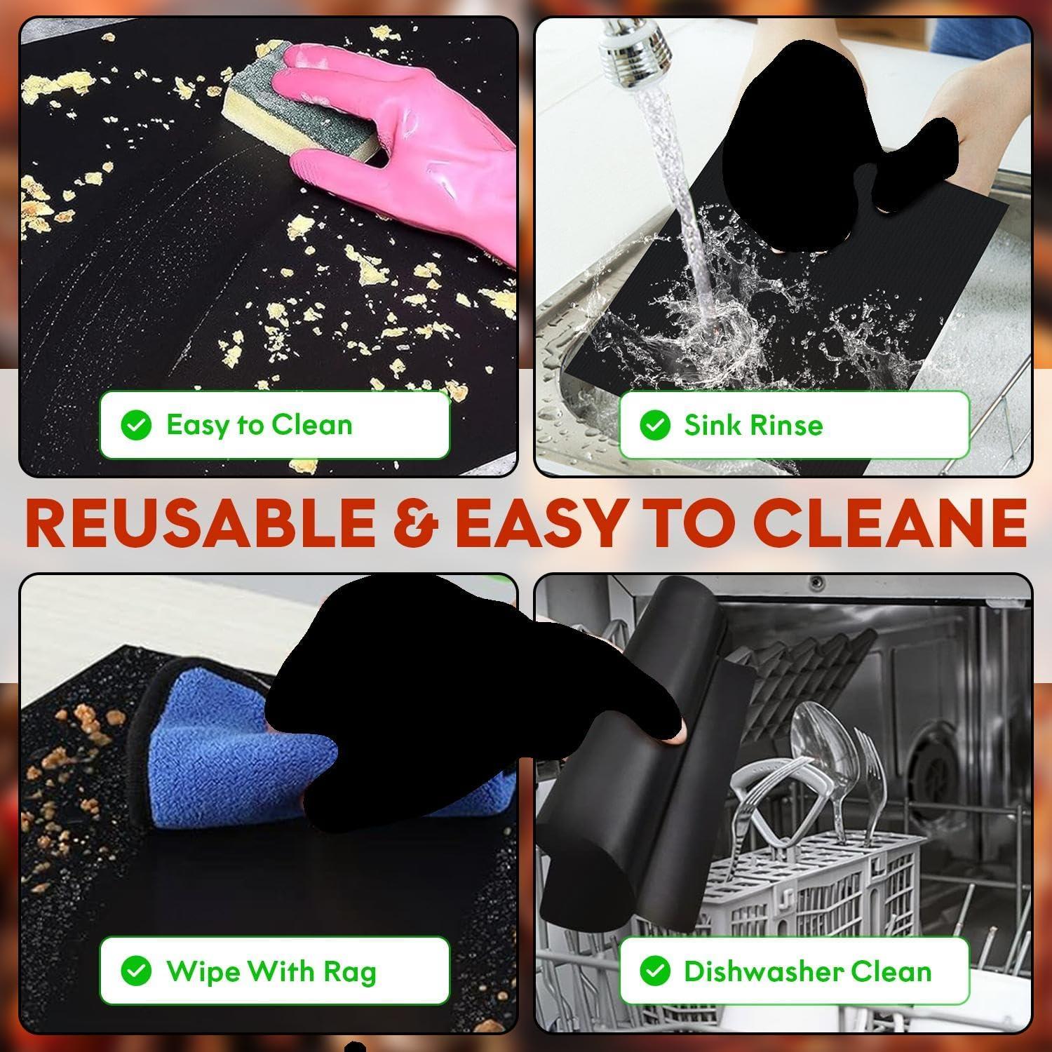 Juego de 3 forros para horno Grill Magic 58.4x41.3 cm antiadherente