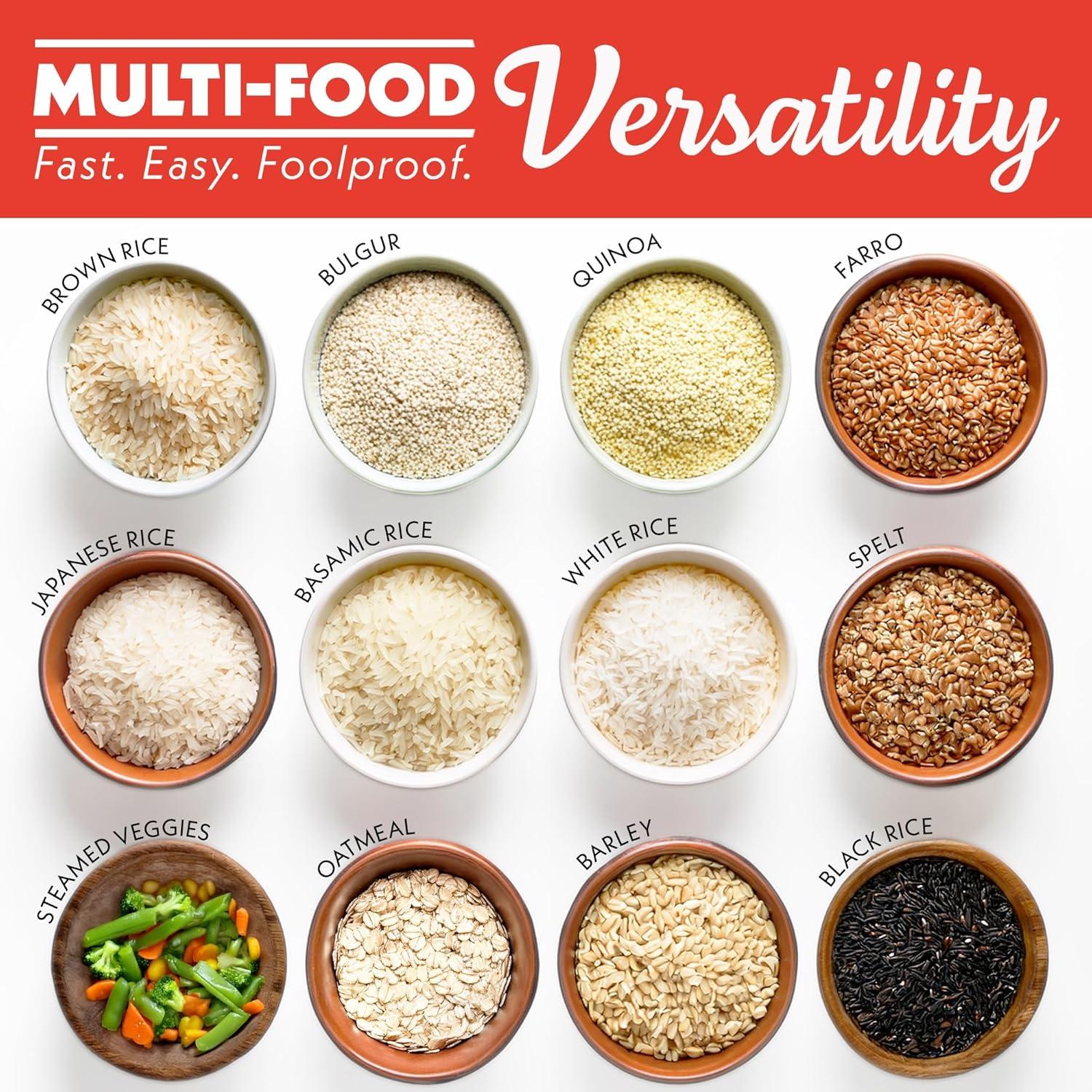 Cocedor de Arroz Digital Gourmia 5 Qt 20 Tazas 8 en 1